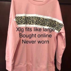 Tops size large and Xlg all brand new never wore